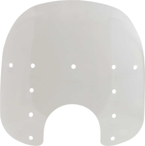 Memphis Shades - Memphis Shades Replacement Plastic for Fats Windshield (7in. Cutout) - 15in. - Clear - MEP3120