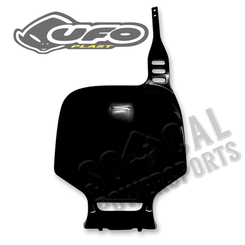 UFO Plastics - UFO Plastics Front Number Plate - Black - YA02874-001