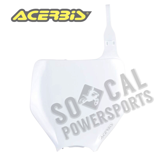 Acerbis - Acerbis Front Number Plate - White - 2042310002