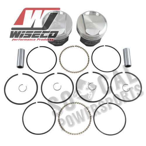 Wiseco - Wiseco K Piston Kit (80ci. Domed) - .020in. Oversize to 3.518in., 10:1 Compression - K1667