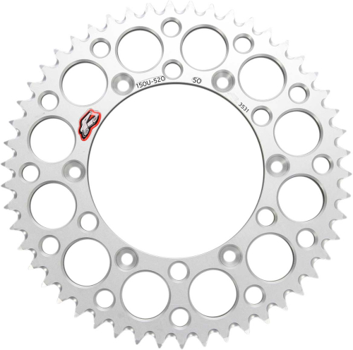 Renthal - Renthal Ultralight Rear Sprocket - Silver - 50T - 150U-520-50GBSI
