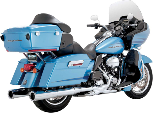 Vance & Hines - Vance & Hines 4-1/2in. Hi-Output Slip-Ons - Chrome - 16455