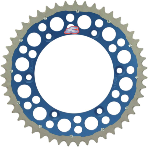 Renthal - Renthal Twinring Heavy Duty Rear Sprocket - Blue - 50T - 1500-520-50GPBU