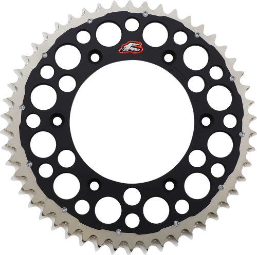 Renthal - Renthal Twinring Heavy Duty Rear Sprocket - Black - 50T - 2240-520-50GPBK