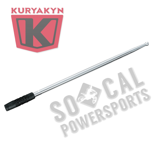 Kuryakyn - Kuryakyn Antenna - Round/Grooved - Chrome - 863