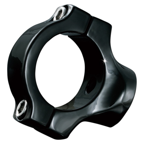 Kuryakyn - Kuryakyn Mount for Vertical Side-Mount License Plate Holder - Gloss Black - 3121