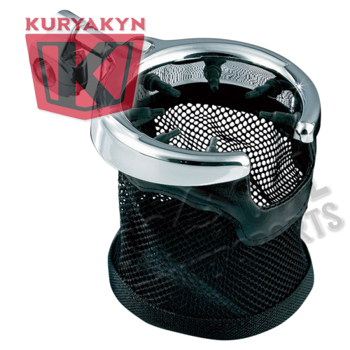 Kuryakyn - Kuryakyn Passenger Drink Holder with Basket - 1484