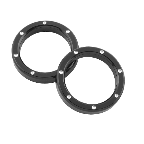 Bikers Choice - Bikers Choice Instrument Bezel - 2in. - Black - 169509