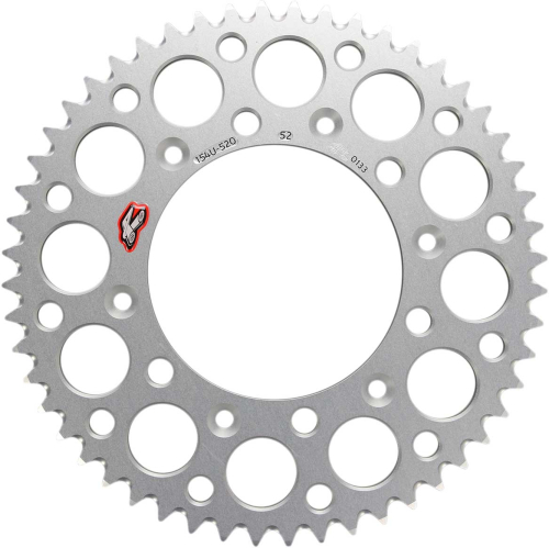 Renthal - Renthal Ultralight Rear Sprocket - Silver - 52T - 154U-520-52GRSI