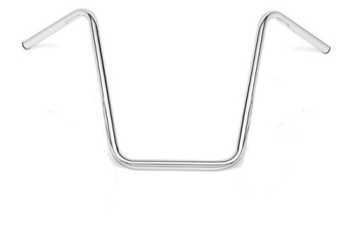 Bikers Choice - Bikers Choice 1in. Hi-Boy Custom V-Twin Handlebar - Dimpled - Chrome - 400215