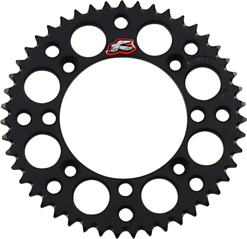 Renthal - Renthal Ultralight Rear Sprocket - Black - 47T - 121U-428-47GPBK