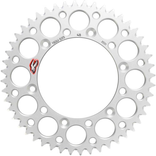 Renthal - Renthal Ultralight Rear Sprocket - Silver - 48T - 150U-520-48GBSI