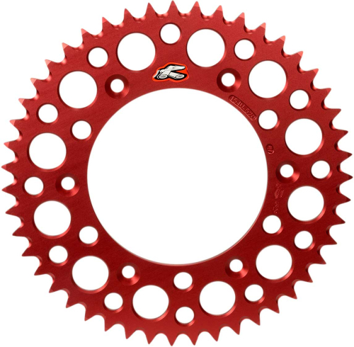 Renthal - Renthal Ultralight Rear Sprocket - Red - 55T - 189U-420-55GRRD