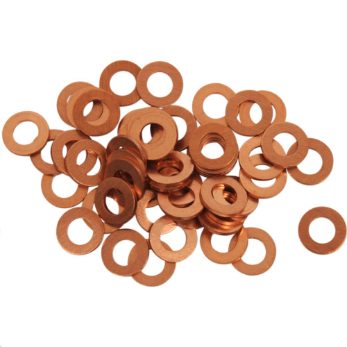 Bolt MC Hardware - Bolt MC Hardware M6 Drain Plug Washers - Copper - 50pk - CPRM6.11-50