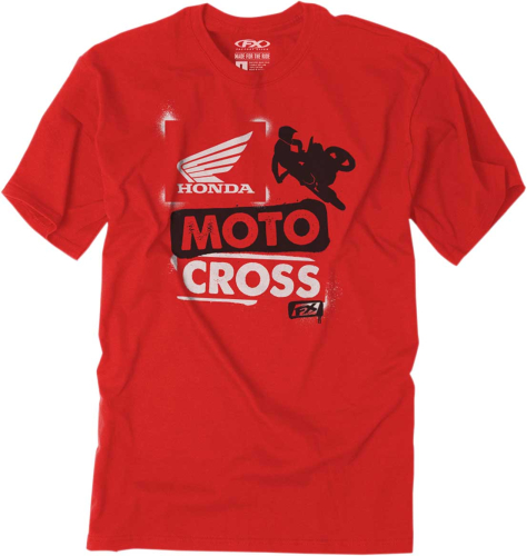 Factory Effex - Factory Effex Honda Paint Youth T-Shirt - 21-83332 - Red - Medium