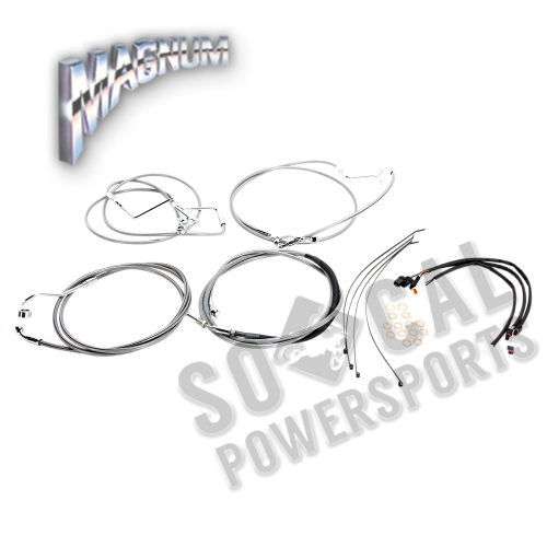 Magnum - Magnum Stainless Steel XR Handlebar Installation Kit for 15-17in. Ape - 589842