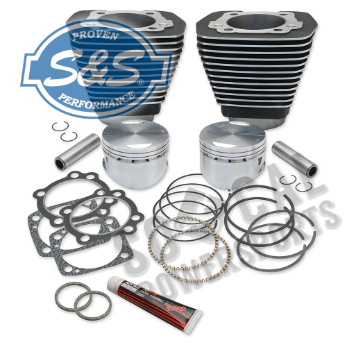 S&S Cycle - S&S Cycle 96in. Big Bore Kit - Black Powder-Coat - 91-7702