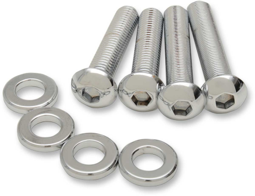 Drag Specialties - Drag Specialties Shock Mount Kit for XL Models - Chrome - 2401-0942