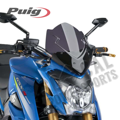 PUIG - PUIG New Generation Sport Windscreen - Dark Smoke - 7653F