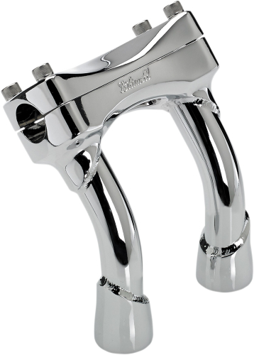 Biltwell Inc. - Biltwell Inc. Murdock Pullback Risers - 6in. - Chrome - 6404-105-06