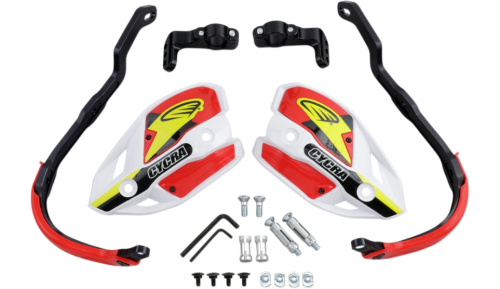 Cycra - Cycra Ultra Probend CRM Wrap Around Handguards - White/Red - 1CYC-7408-32X