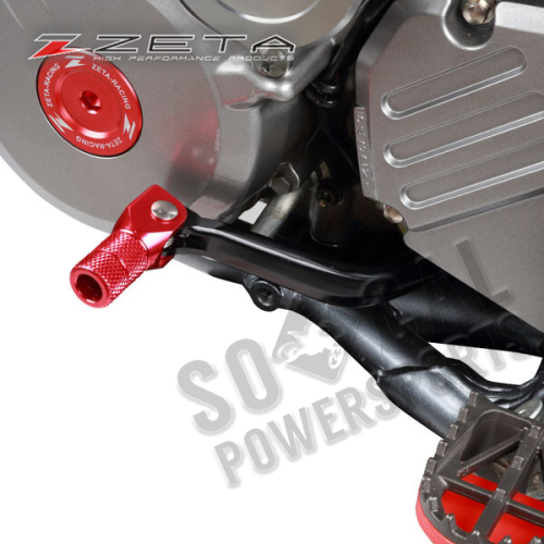ZETA - ZETA Forged Shift Lever - Red - ZE90-4242