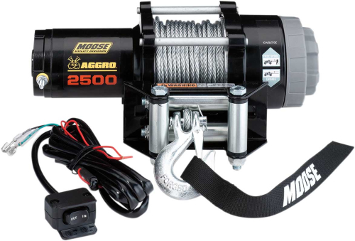 Moose Utility - Moose Utility 2,500-lb. Aggro Winch with Wire Rope - 104306