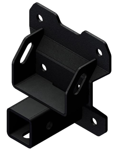 KFI Products - KFI Products Receiver with Permanent Winch Mount - 101580