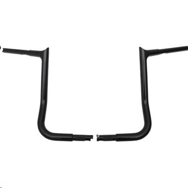 Fat Baggers, Inc. - Fat Baggers, Inc. 1-1/4in. EZ Install Pointed Top Handlebars - Gloss Black - 905014-B