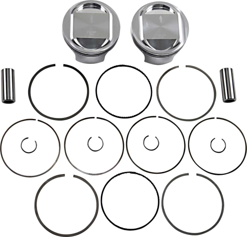 J.E. Pistons - J.E. Pistons FSR Piston Kit - Standard Bore 3.937in., 10.5:1 Compression - 324722