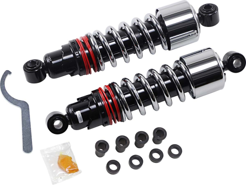 Burly Brand - Burly Brand Slammer Plus Shocks - Chrome - B28-1207