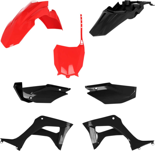 Acerbis - Acerbis Full Plastic Kit - Red/Black - 2861931018
