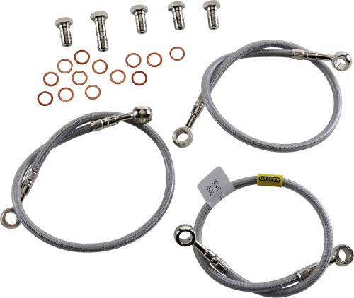 Galfer Brakes - Galfer Brakes Stainless Steel Front Hydraulic Brake Line Kit - FK003D90-3