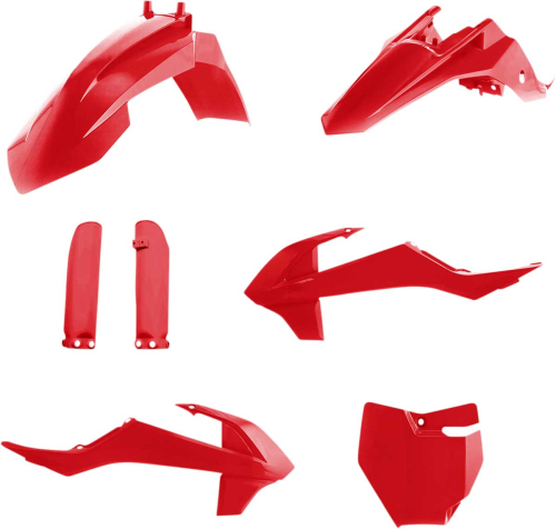Acerbis - Acerbis Full Plastic Kit - Red - 2686020004