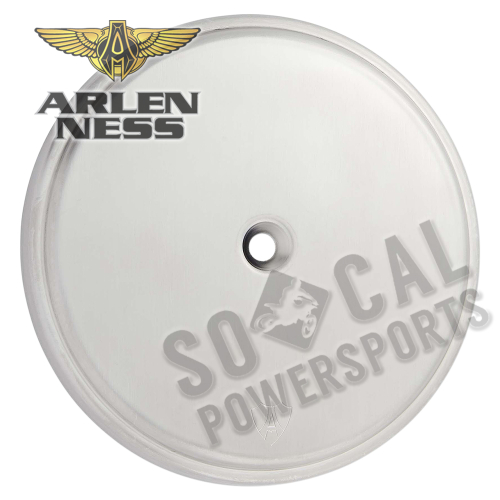 Arlen Ness - Arlen Ness Optional Brushed Stainless Steel Cover for Any Ness Round Stage I Air Filter Kit - 18-764