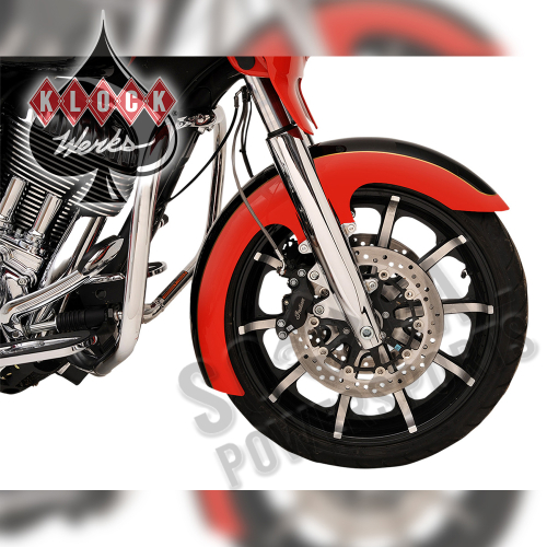 Klock Werks - Klock Werks Tire Hugger Series Front Fender - Slicer - 16-19in. Wheel - KW05-01-0460