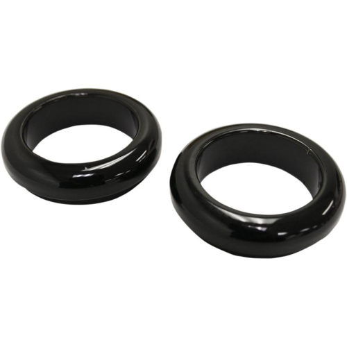 LA Choppers - LA Choppers Fork Dust Covers - 39mm - Gloss Black - LA-7503-39B