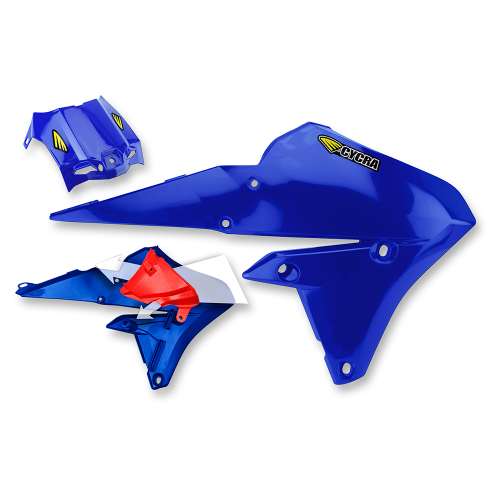 Cycra - Cycra Powerflow Intake Radiator Shrouds - Blue - 1CYC-1778-62