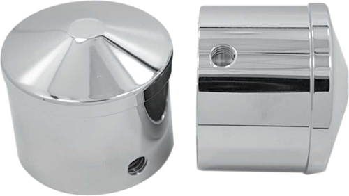 Avon Grips - Avon Grips Air Cushion/Custom Contour Axle Nut Covers - 1in. - Chrome - AXL-AIR-CH