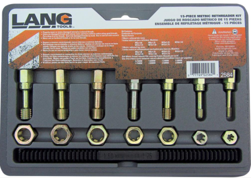 Lang Tools - Lang Tools Metric Thread Restorer Set - 2584