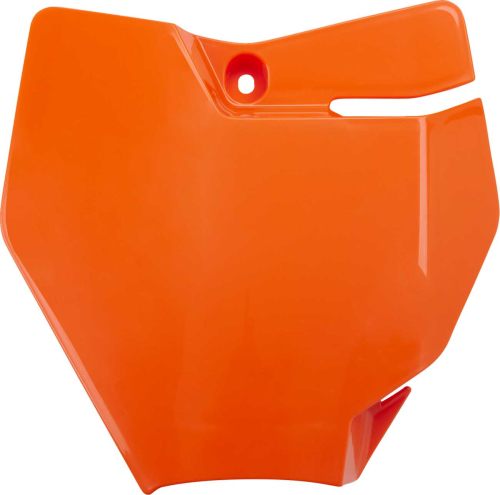 Acerbis - Acerbis Front Number Plate - Orange 16 - 2980615226