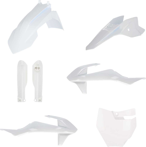 Acerbis - Acerbis Full Plastic Kit - White - 2980580002
