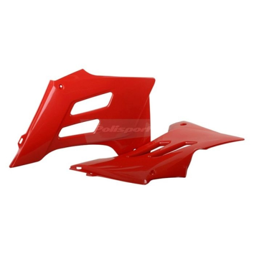 Polisport - Polisport Radiator Scoops - Red - 8426500001