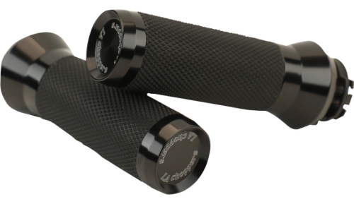 LA Choppers - LA Choppers Grips - Cable - Black Anodized - LA-7492-01B