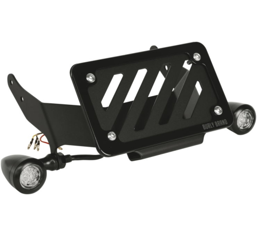 Burly Brand - Burly Brand Slash Cut Turn Signal and License Plate Kit for Rebel - B13-3000TFB