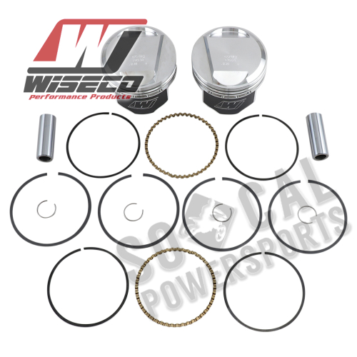 Wiseco - Wiseco K Piston Kit (80ci. Domed) - .030in. Oversize to 3.528in., 10:1 Compression - K1668