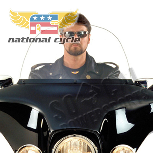National Cycle - National Cycle Fairing Windshield - 12.75in. - Clear - 20050
