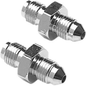 Goodridge - Goodridge Universal Tube Adapters - 3/8in.-24 I.F. to -3 - Chrome - P10324-03CH-2
