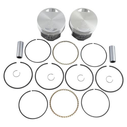Wiseco - Wiseco K Piston Kit (80ci. Flat Top) - .010in. Oversize to 3.508in., 8.5:1 Compression - K1641