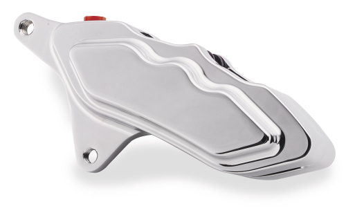 Hawg Halters Inc - Hawg Halters Inc Direct Bolt-On 6 Piston Front Left Brake Caliper - Chrome - LHSCC6001